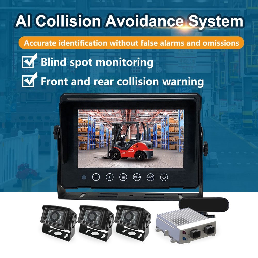 SAB0 Quality AI Collision Avoidance System Forklift Intelligent Anti-Collision Warning Monitor Camera New Restaurant Industries