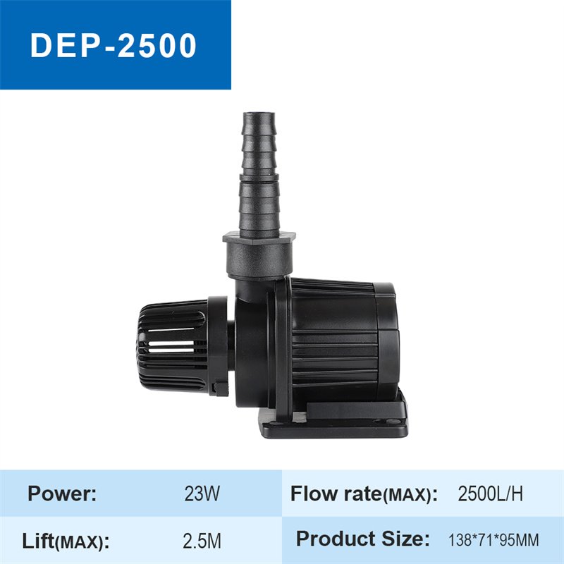 JUYANG 2500L/H 25W 24v Dc Water Pump Automatic Fountain Water Pumps Submersible Outdoor Motor Water Pump Dc 24v