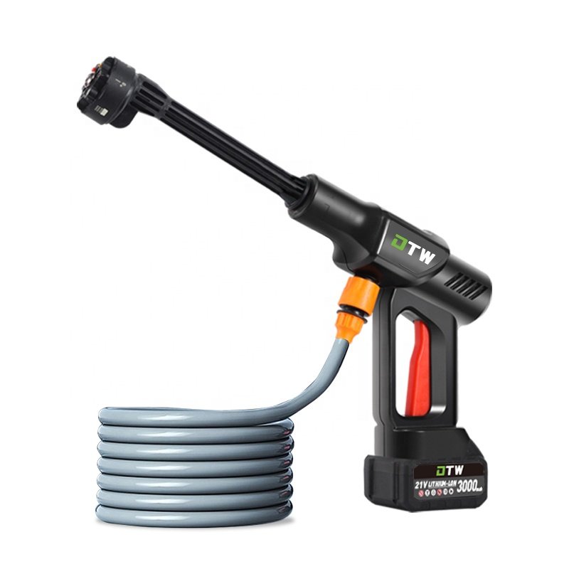 DTWA5-0010G High Pressure Portable Wash Gun 12V 24V 48V 96V Cordless Electric Cleaning Machine Lithium Battery Washer Spray Gun