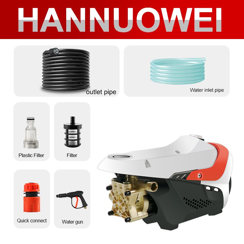 New 220v Automatic High Pressure Car Washing Machine Household Copper Wire Motor Washing Machine Car Washin