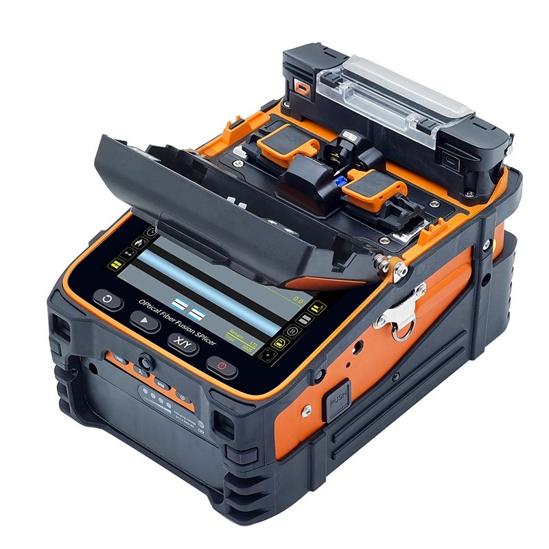 six motors Splicing Machine optical fiber welder fiber optic signal fire ai6 ai5 ai7 ai8 ai-9c fusion splicer ai10 ai9