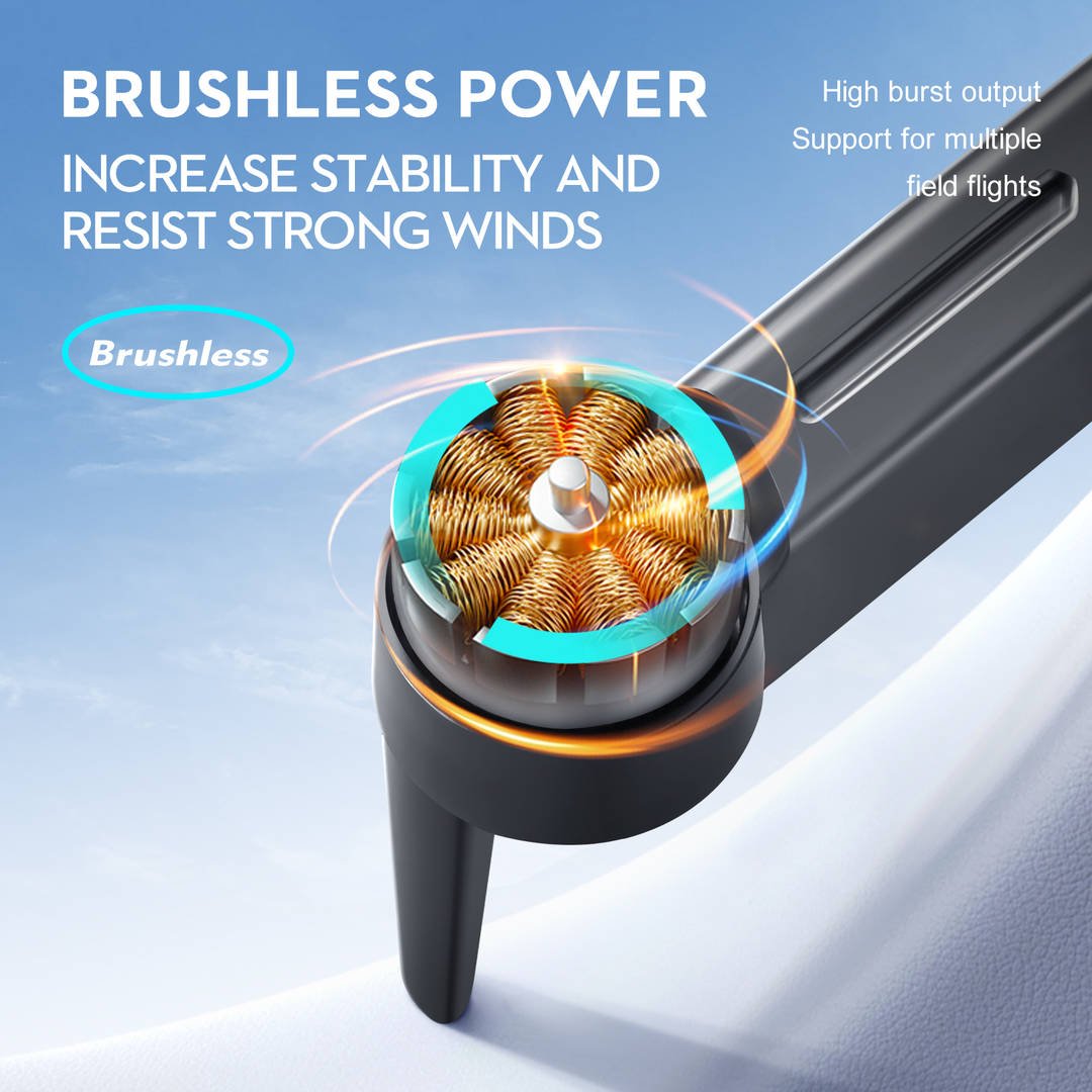 JHD S8S RC Drone Brushless 8K Three ESC Camera Optical Flow Obstacle Avoidance Headless Mode Foldable Quadcopter Kids Toys Dron