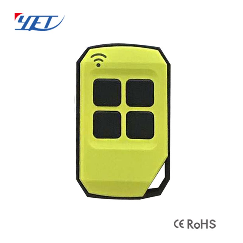 YET2129 Hot Sale 4 Channel Wireless Learning Code Ev1527 Auto Gate Remote Control Key Rf Transmitter Door Key