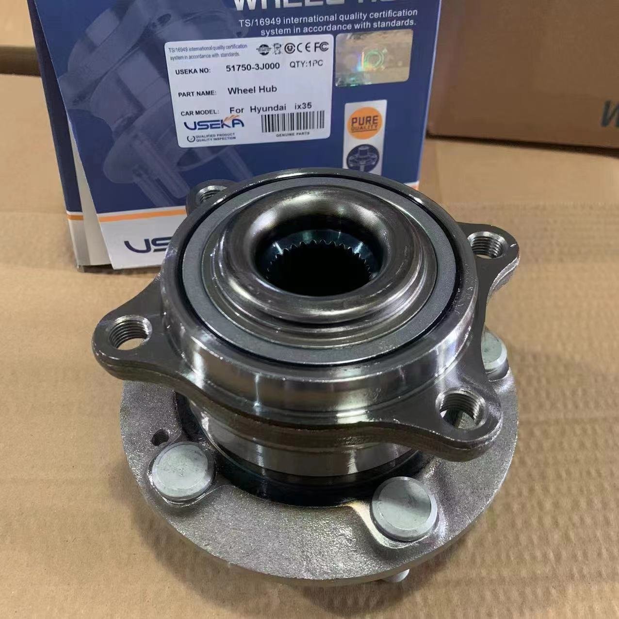 USEKA OEM 51750-C5000 Car Spare Parts Wheel Hub Assembly Auto Front Wheel Hub Bearing for HYUNDAI SANTA FE KIA SORENTO