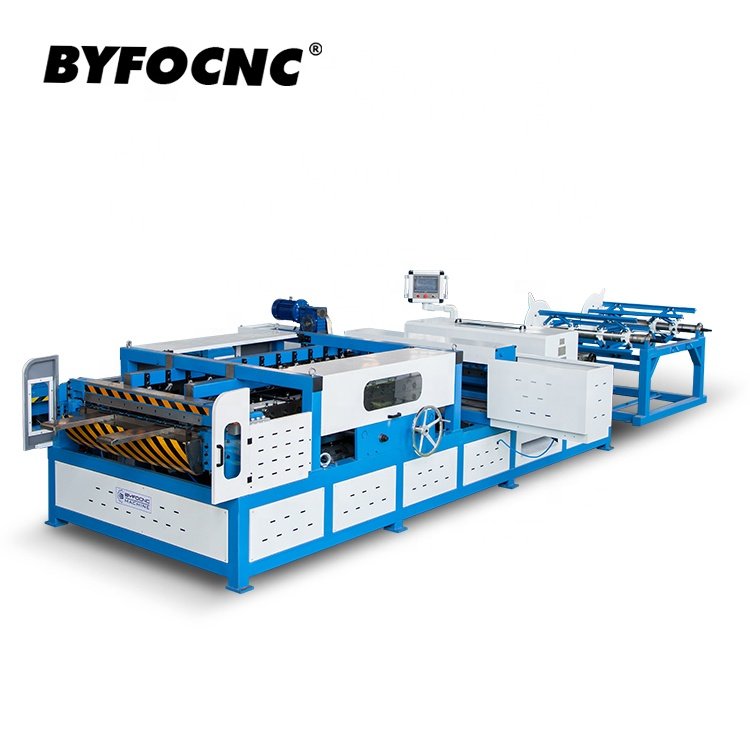 Automatic Duct Making Machine Automatic HVAC air Pipe Product Line 6