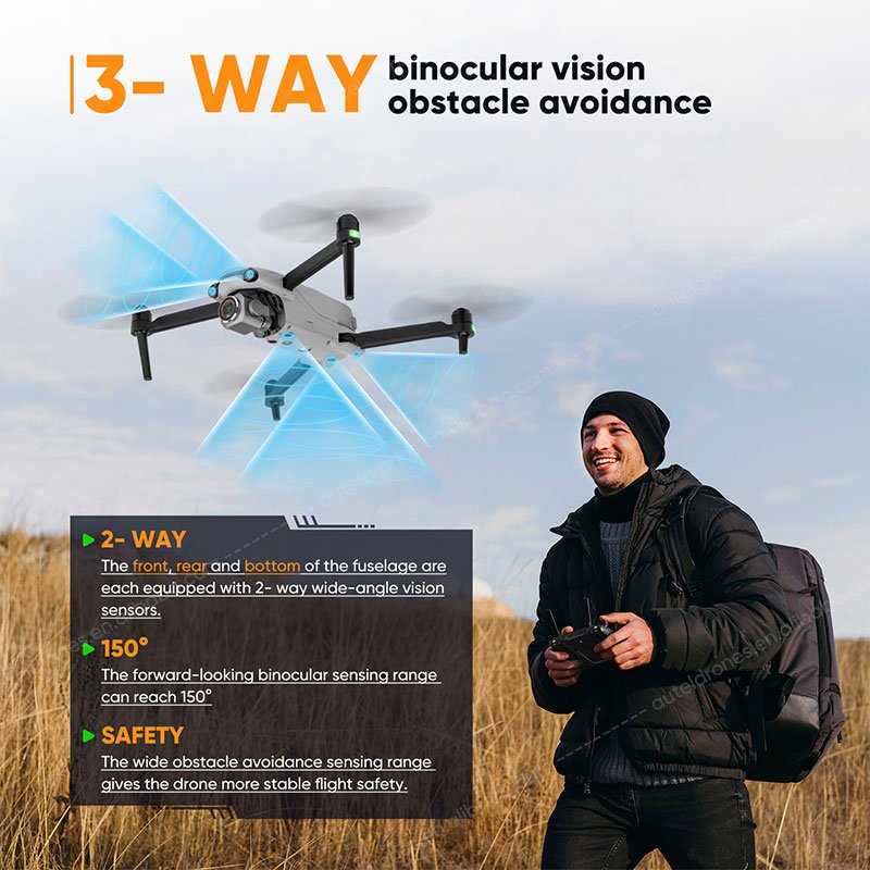 Autel Robotics EVO Lite 6K Enterprise Commercial Dron Smart UAV GPS Controle Remoto RC Drone Professional 6K Camera Quadcopter