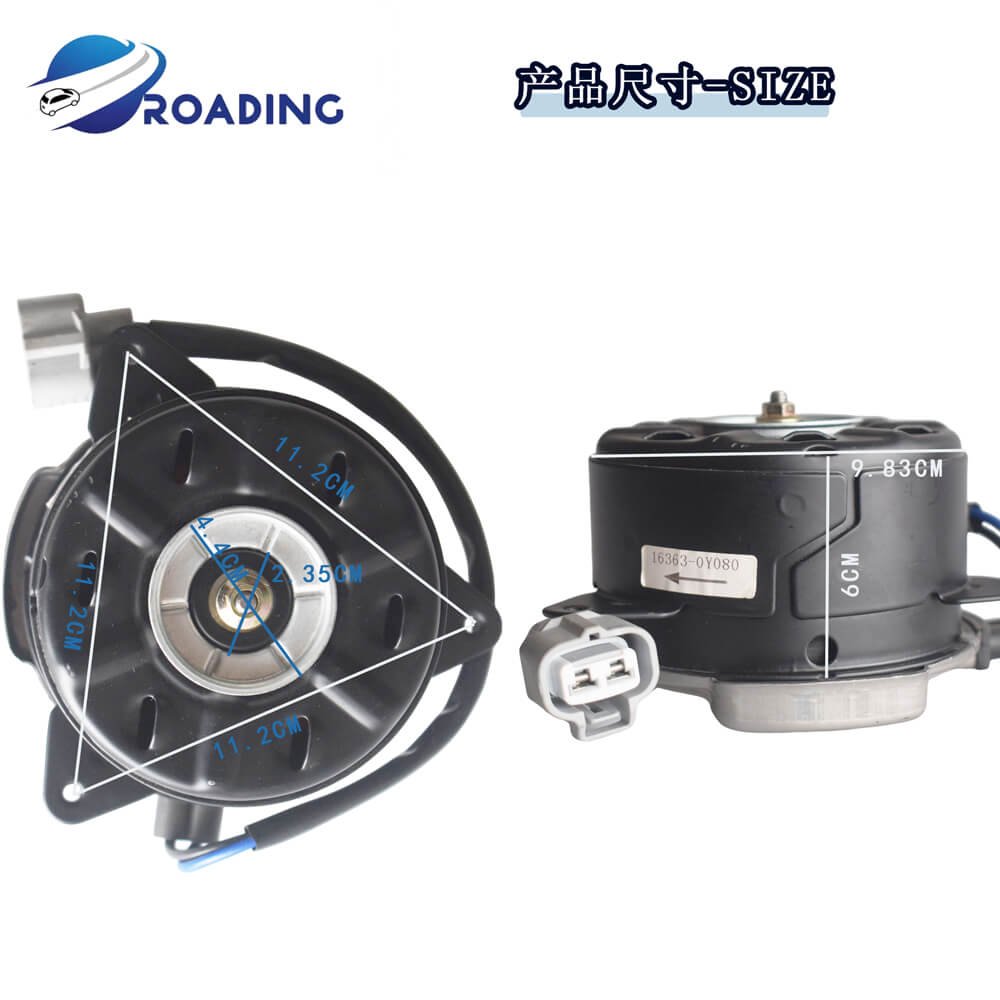 Radiator Cooling Fan Motor for Toyota Corolla Calidina Wish 16363-0Y080 NYF1033 Electric Fan Motor