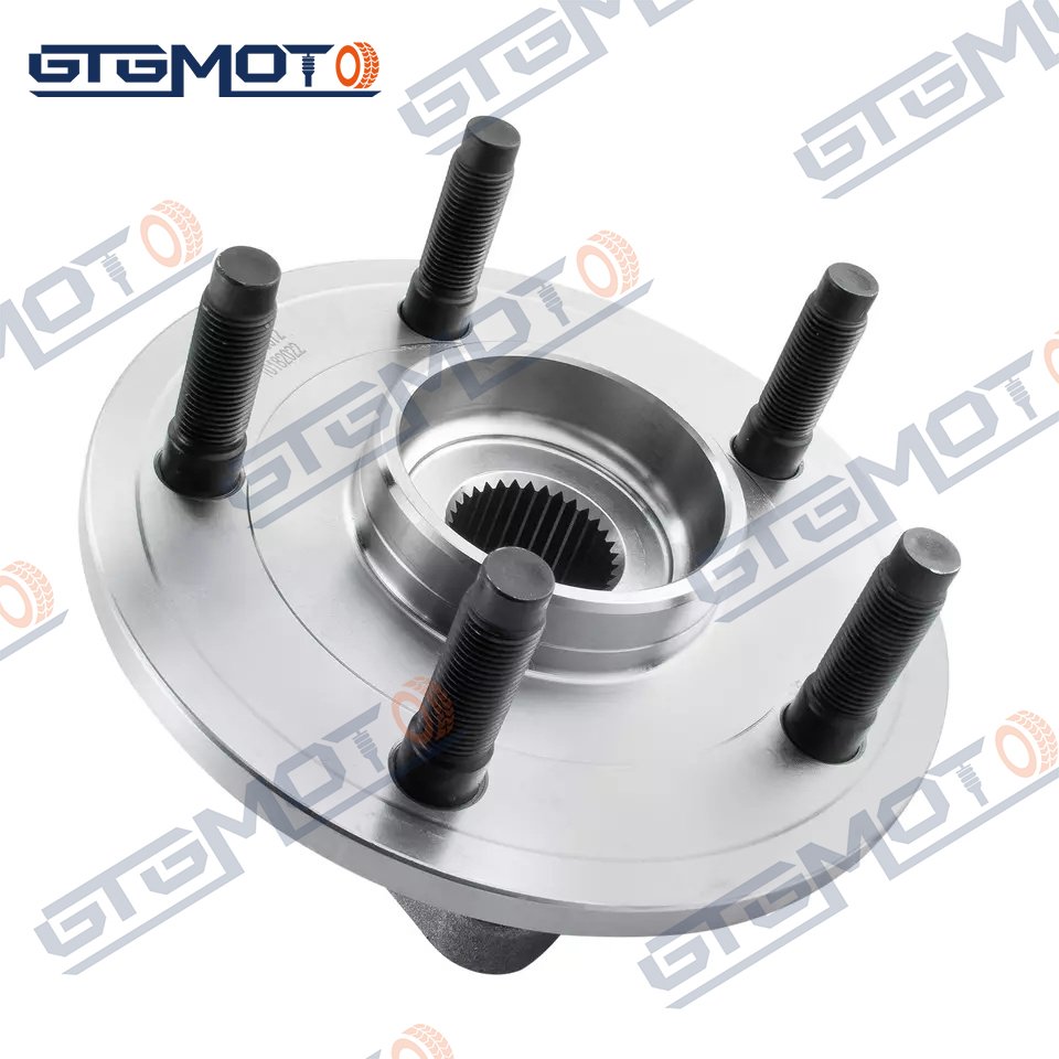 GTGMOTO 5stud Front Wheel Bearing & Hub for Dodge Ram 1500 Pickup 2006-2008