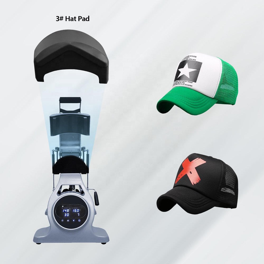 2024 Manual Grade Semi-Auto Dual Heat Press Machine Automatic Open Cap Press for Heat Transfer for Garments and Hats