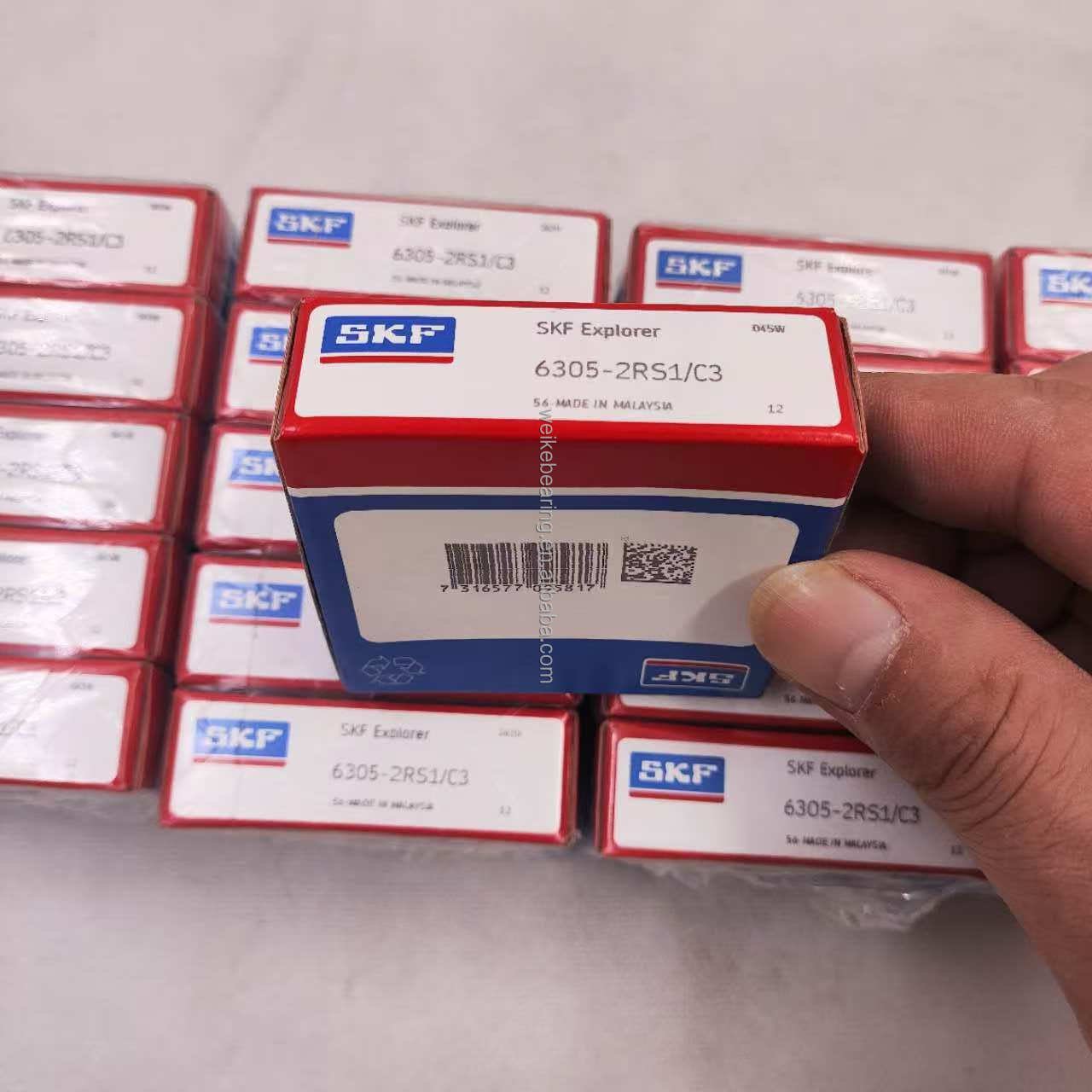 S-K-F Bearing 6305 Unit Assembly Auto Bearing Deep Groove Ball Bearing Original High Quality Size 25-62*17 Factories in Malaysia
