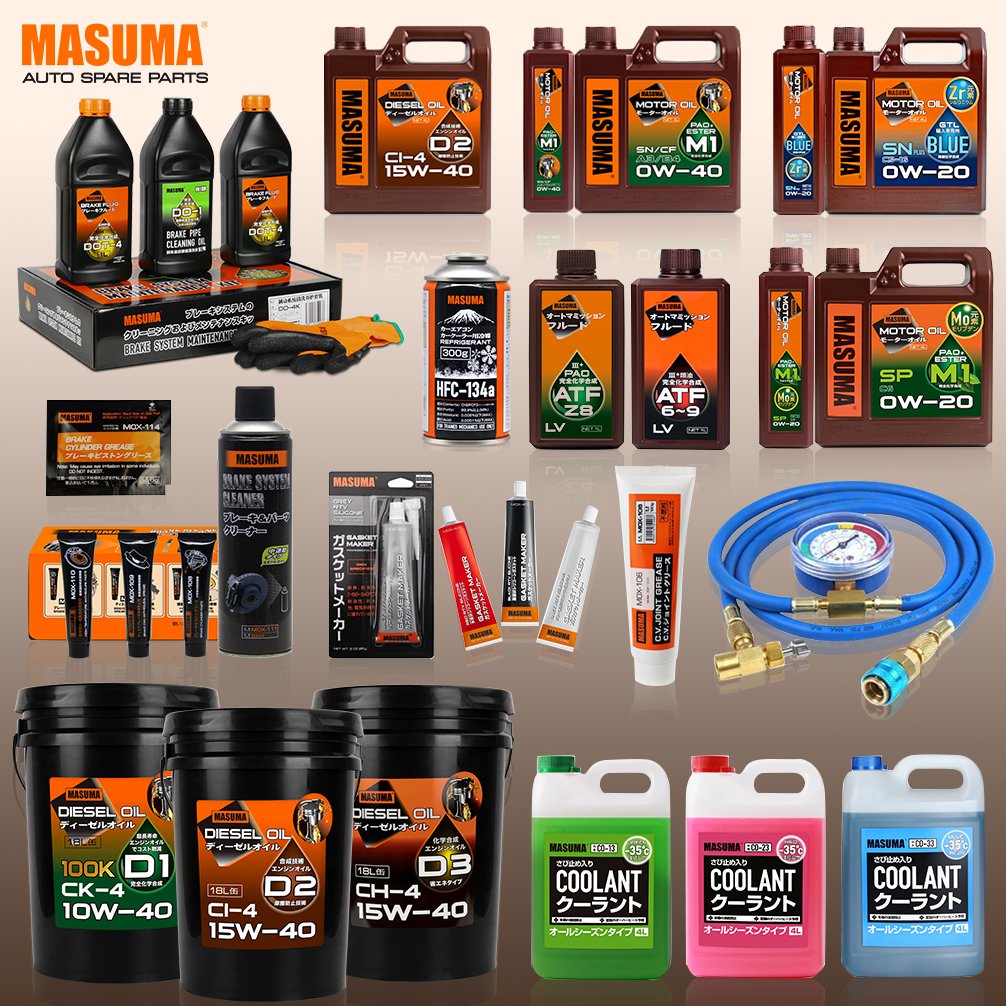 MASUMA M-3001E M3 5W-30 Japan Synthetic Engine Oil for TOYOTA HONDA HYUNDAI ISUZU Cars Motor Oils Wholesale
