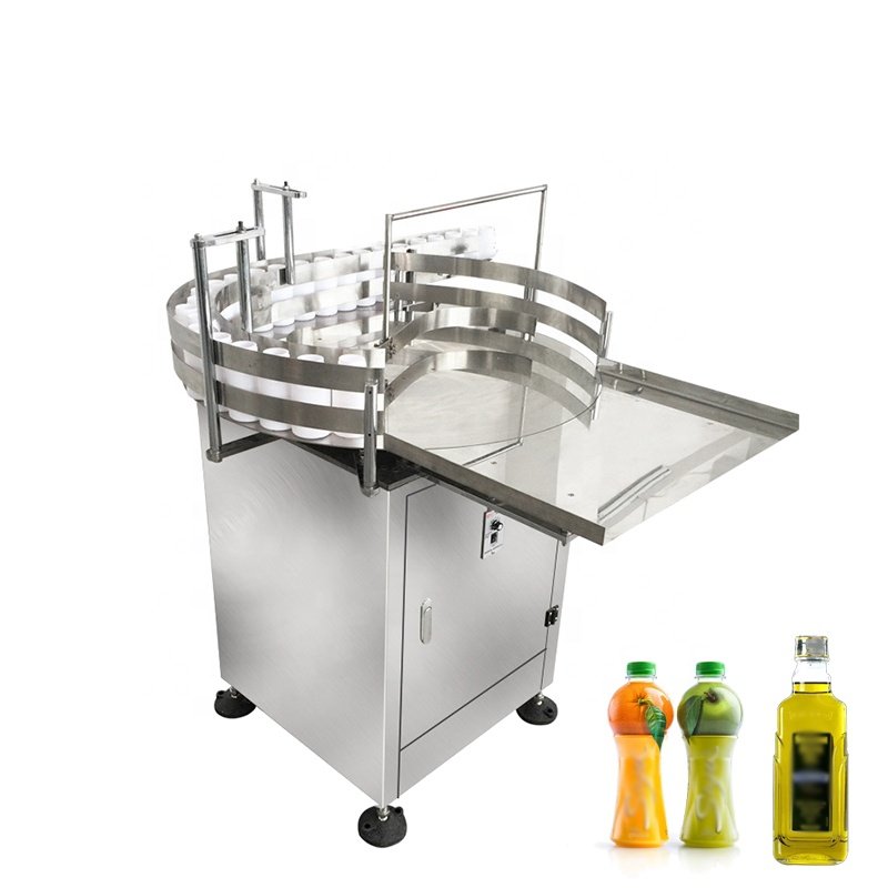 Automatic Glass Plastic Sort Collecting Bottle Unscrambler Machine for Assembly Line
