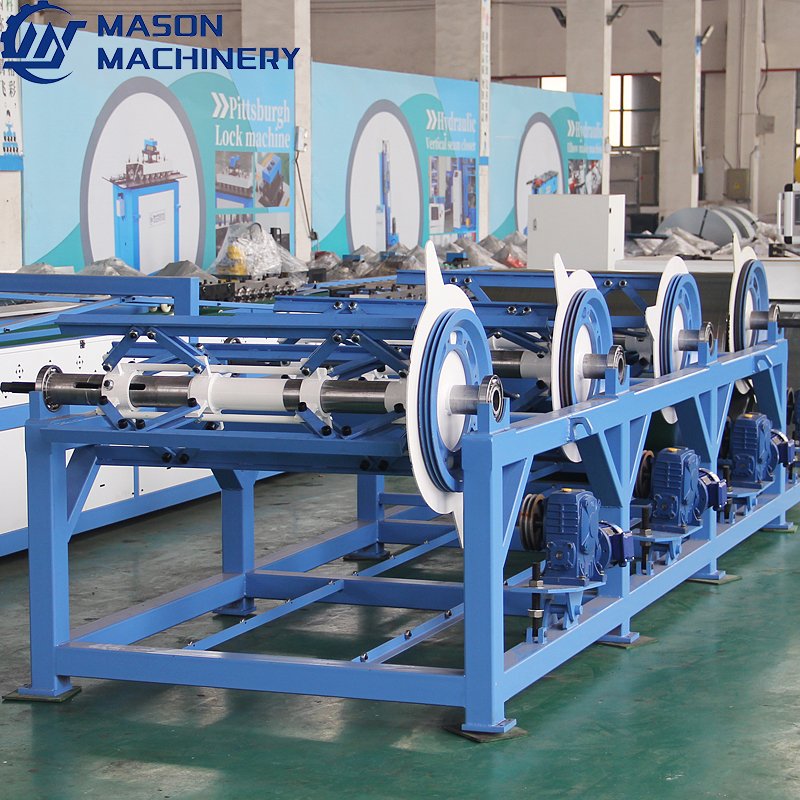 HVAC air duct production machine U Shape Auto Duct Line 5 Air duct forming machine