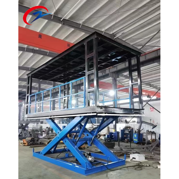 Deck Scissor Car Lift Hydraulic Modern Style Car Parking System Level Car Parking Scissor Lift