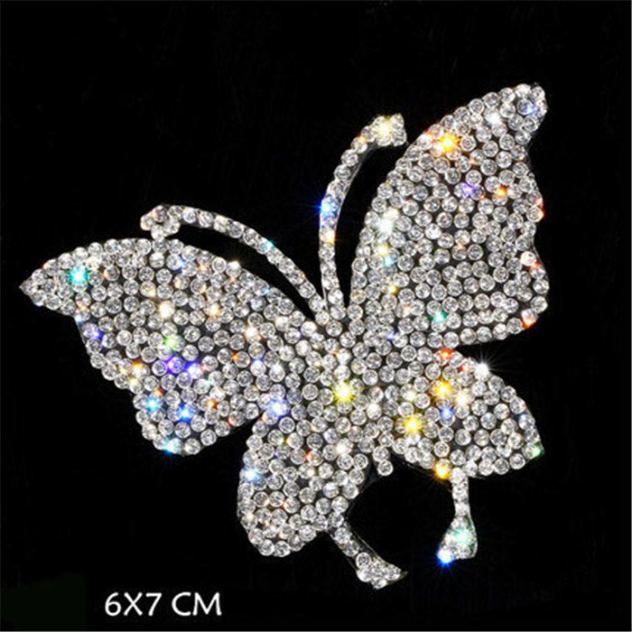 Custom Lux Bling Glitter Crystal Rhinestone Diamond Adhesive Decal EV Auto Car Vehicle Accessories DIY Lightning Decor Sticker