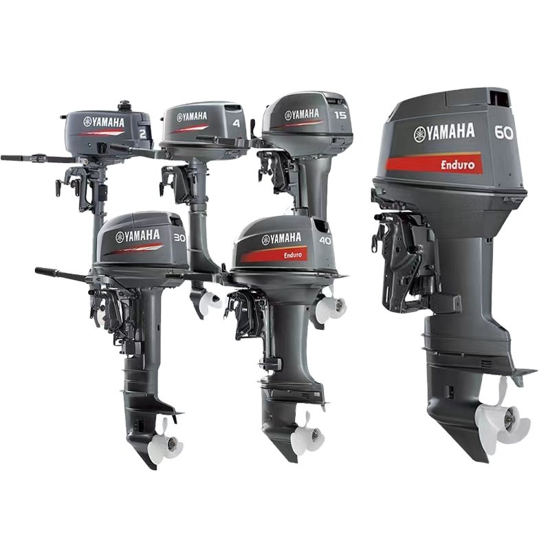 Yamahaa 2 Stroke 60 HP Pontoon RC Outboard Motor Electric Start Long Tail Boat Engine for Sale