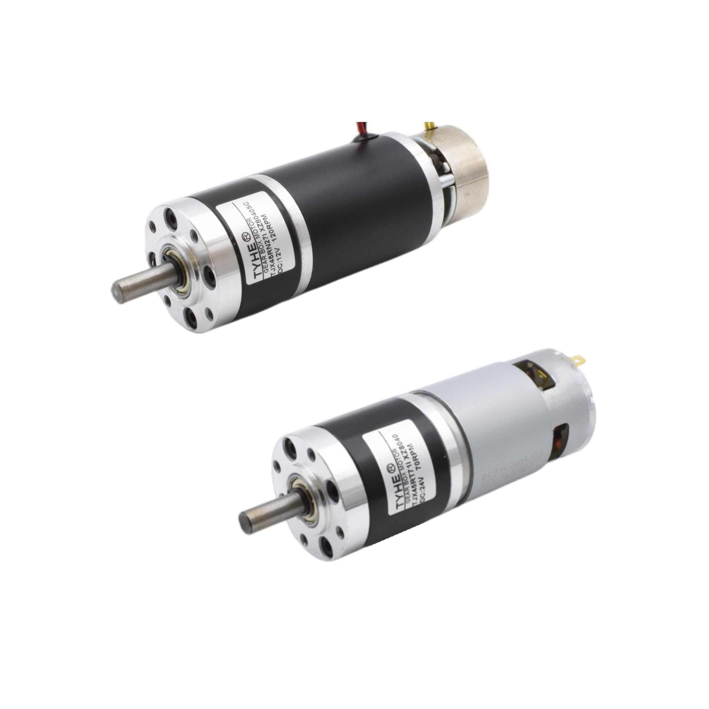TYHE 36GX All Metal Gearmotor 3v-6v 1:90 10.5v 12v 24v 25w 1200rpm RS565 Brushed Mini Dc Planetary Metal Gear Motor