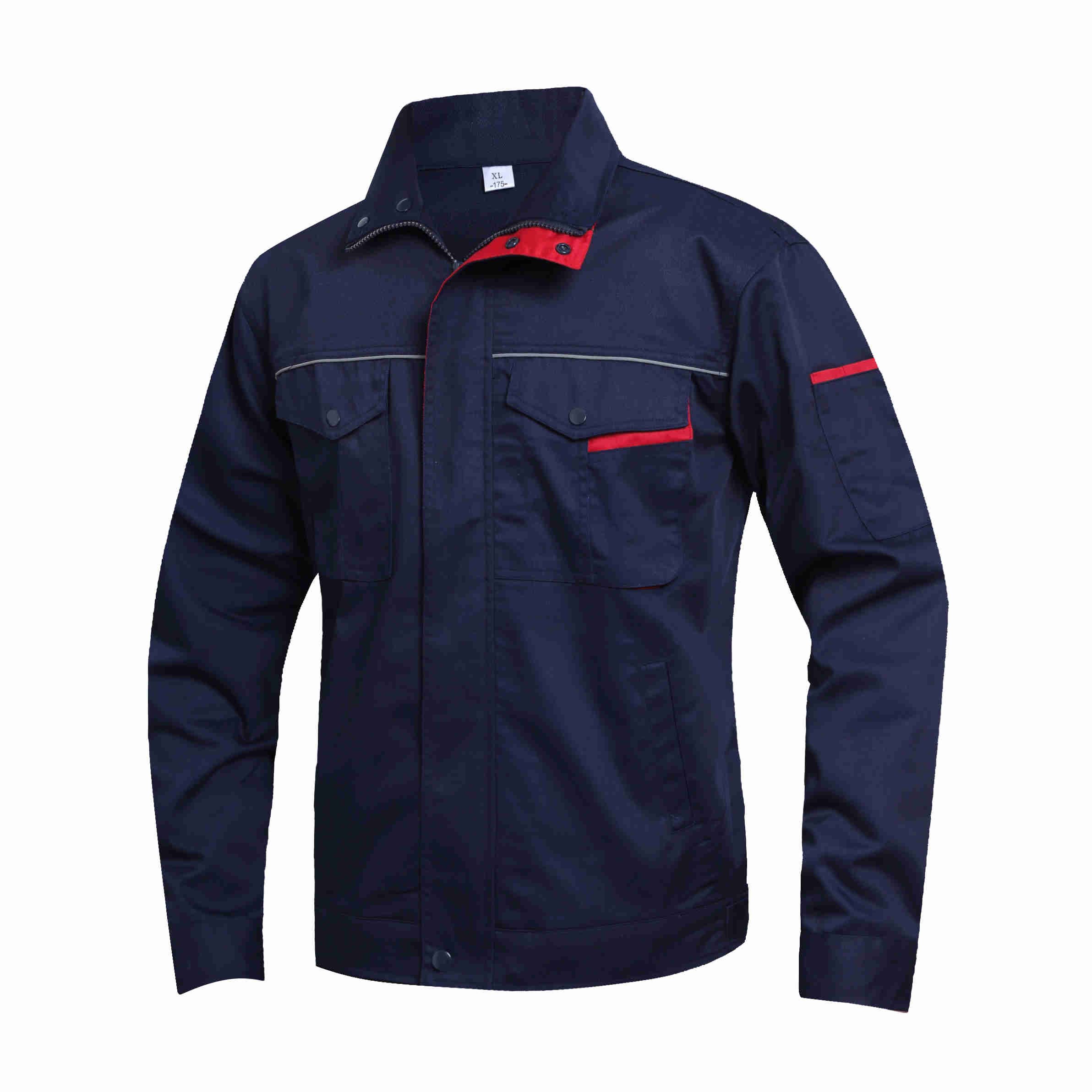 Custom Logo Industrial Engineering Tactical Uniform Mechanic Security Traffic Safety Clothing Work Wear Auto Repair Motor Jacket