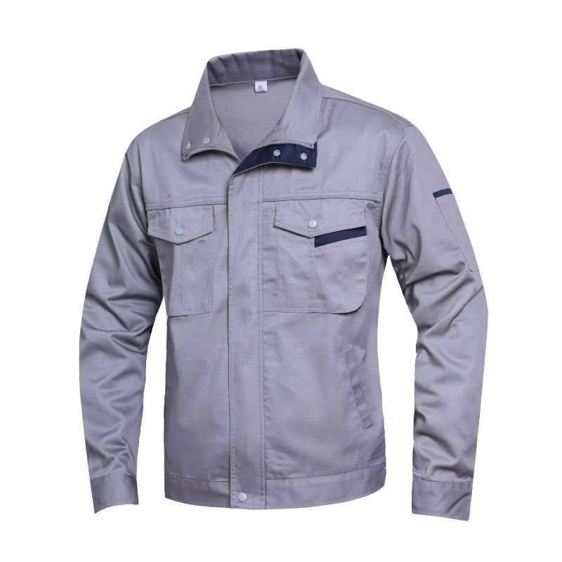 Custom Logo Industrial Engineering Tactical Uniform Mechanic Security Traffic Safety Clothing Work Wear Auto Repair Motor Jacket