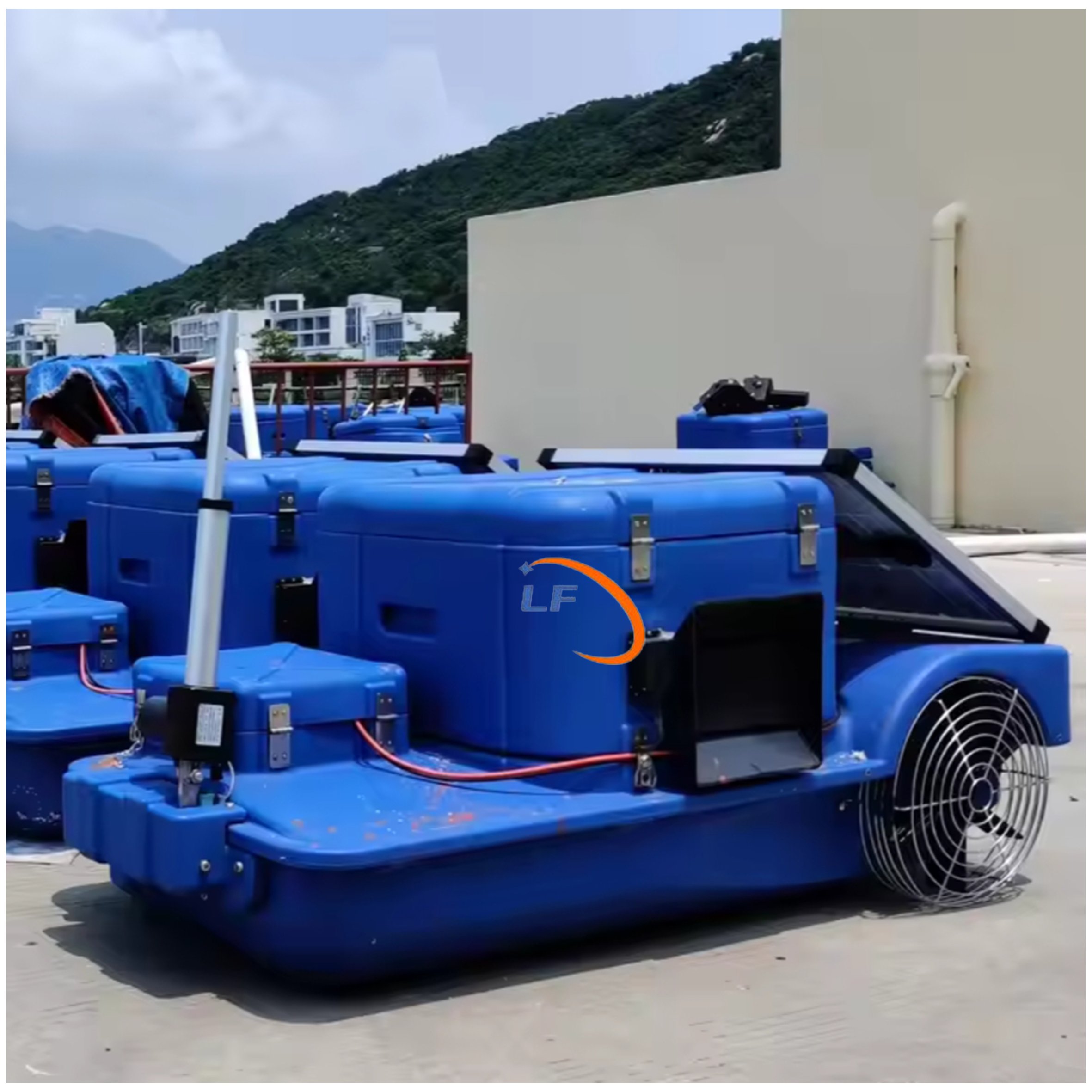 Fish Farming Fish Pond Solar Power Auto Feeder Shrimp Equipment Feeding Machine