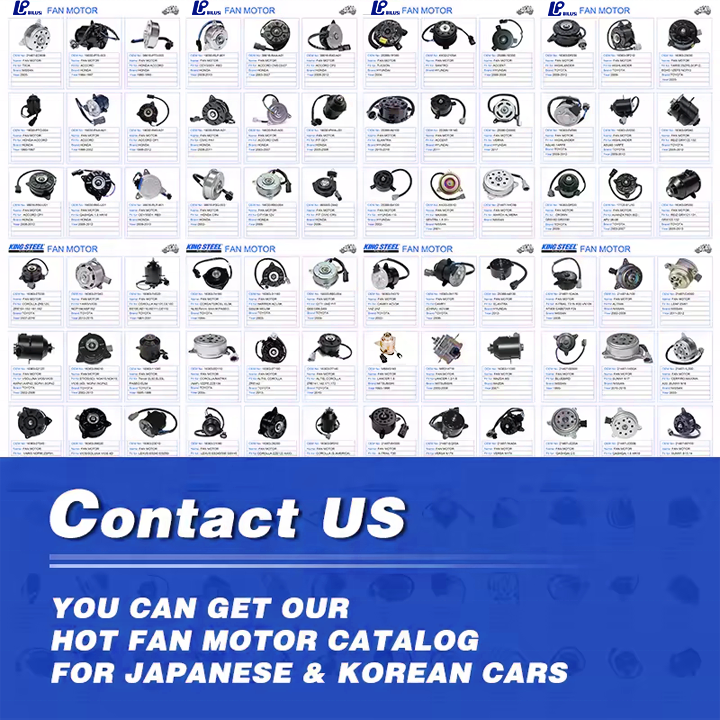 Bilusi 12v 24v Dc Car Electrical Radiator Cooling Denso Fan Motor for Hyundai Accent Sonata Azera Elantra KIA K5 K7 Optima