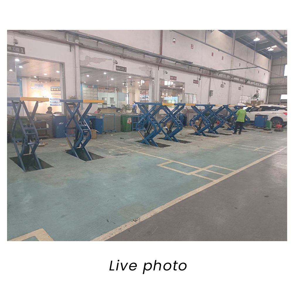 CE Car Hoist 3.5T Auto Lifter in Ground Scissor Lift Car Elevator