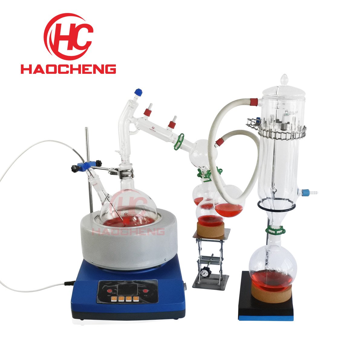 Lab Glass Essential Oil Steam Distillation Apparatus