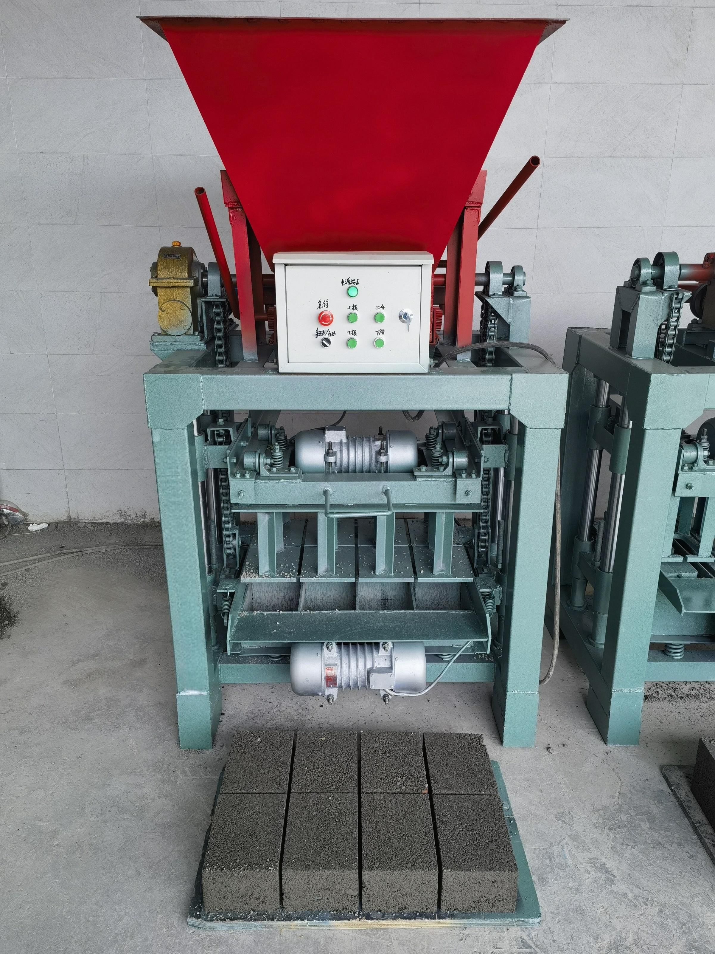 KM4-35B 400-200-200mm Block Making Machine Semi Automatic Hollow Hallow Concrete Cement Brick Make Machinery