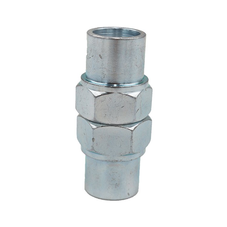 Dongguan Factory Custom Steel Zinc Coated Sleeve Hex Nuts Steel Stainless Steel Passivated Parts