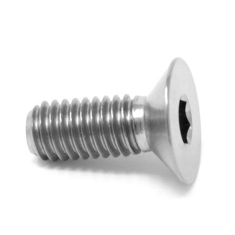 M2 M2.5 M3 M4 M5 M6 M8 Titanium Allen Head Bolts Titanium Socket Flat Countersunk Head Screws