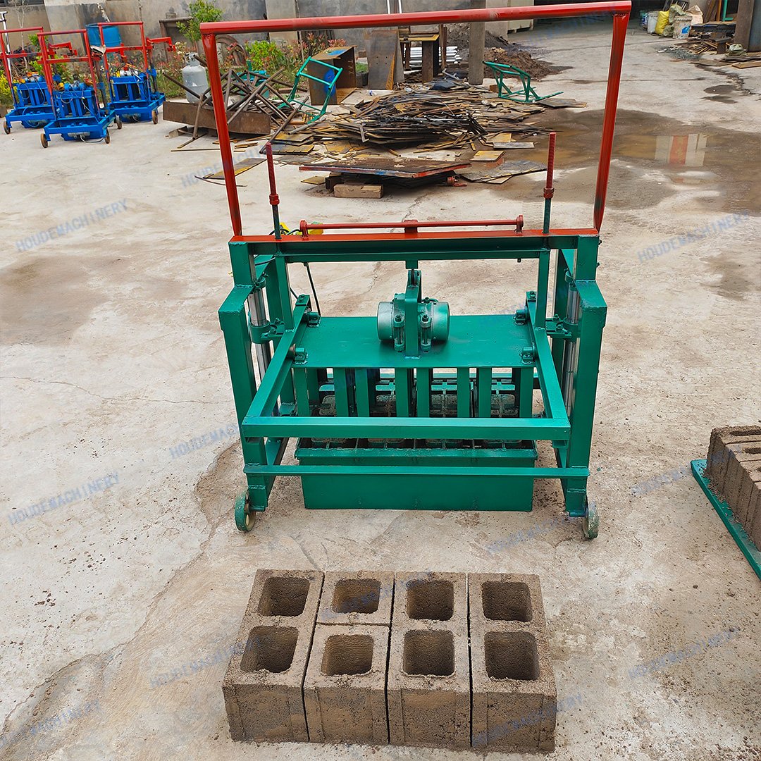 Cement Block Making Machine 4-45 Mobile Brick Gal Machine Paving Ground Brick Machinery