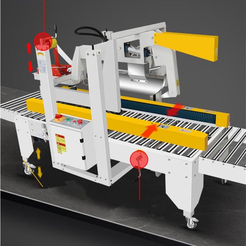 Full Automatic Auto Flap Folding Carton Box Sealing and Taping Packing Machine