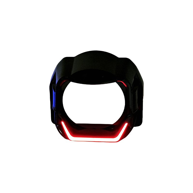 IDISON YMG High Quality 3-inch Round LED Shroud Cover Warm White Red Blue Auto Systom Headlamp Decoration Cover Lamps Halo Rings