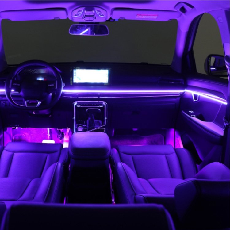Universal 17 Pcs Auto Chase Acrylic Trim Interior Light Car Ambient Light Kit Car Interior Accessories