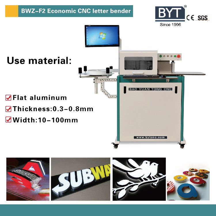 BYTCNC Automatic 3D Sign Letter Making CNC Channel Letter Bending Machine High-accuracy Channel Letter Bender Machine