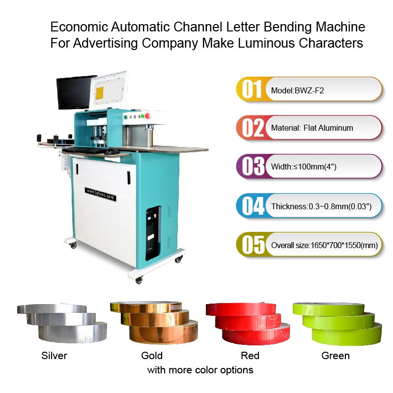 BYTCNC Automatic 3D Sign Letter Making CNC Channel Letter Bending Machine High-accuracy Channel Letter Bender Machine