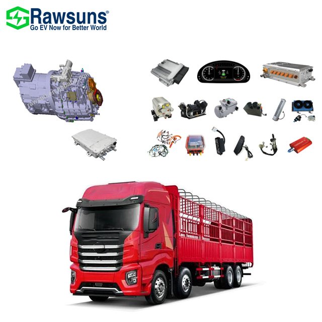 Electric Engine 250-350Kw Ac Motor With Auto Transmission Electric Truck Conversion Kit Ev Kit for Heavy Truck