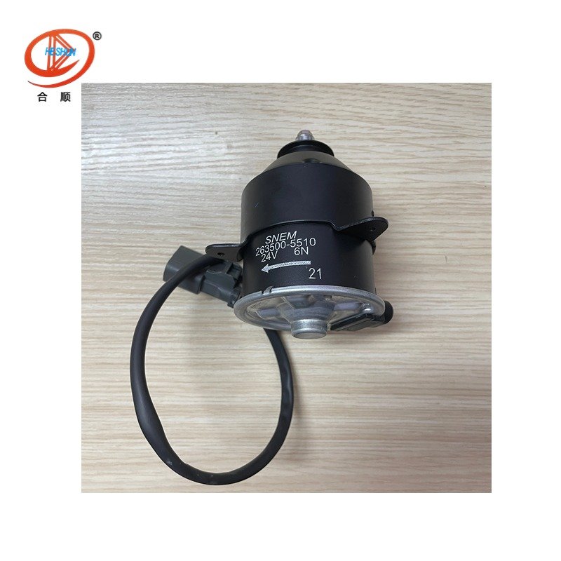 Car Radiator Cooling Fan Motor for Carter Komatsu Excavator 263500-5510 24v