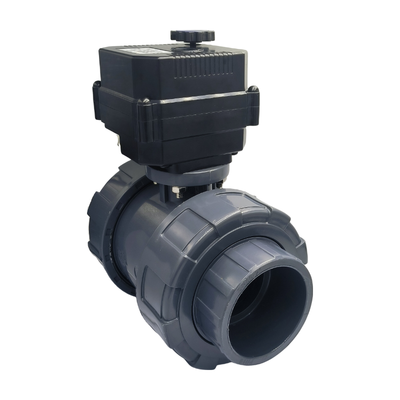 DN50 2 Inch DN40 2 Way Brass Stainless Steel PVC Plastic Electric Actuator Motorized Ball Valve for Water air Flow Control
