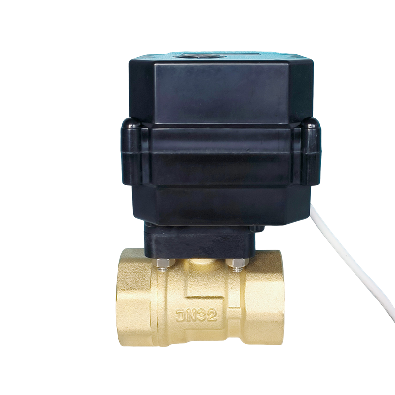 DN50 2 Inch DN40 2 Way Brass Stainless Steel PVC Plastic Electric Actuator Motorized Ball Valve for Water air Flow Control