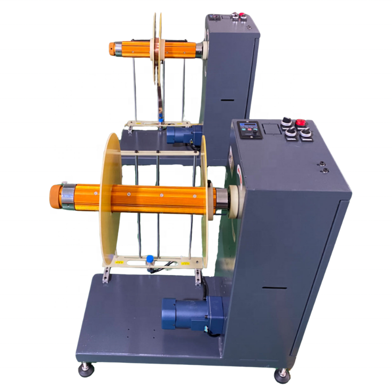 Metal Foil Electric Motor Coils Winding Machine Roll Rewind Unwinding Machine