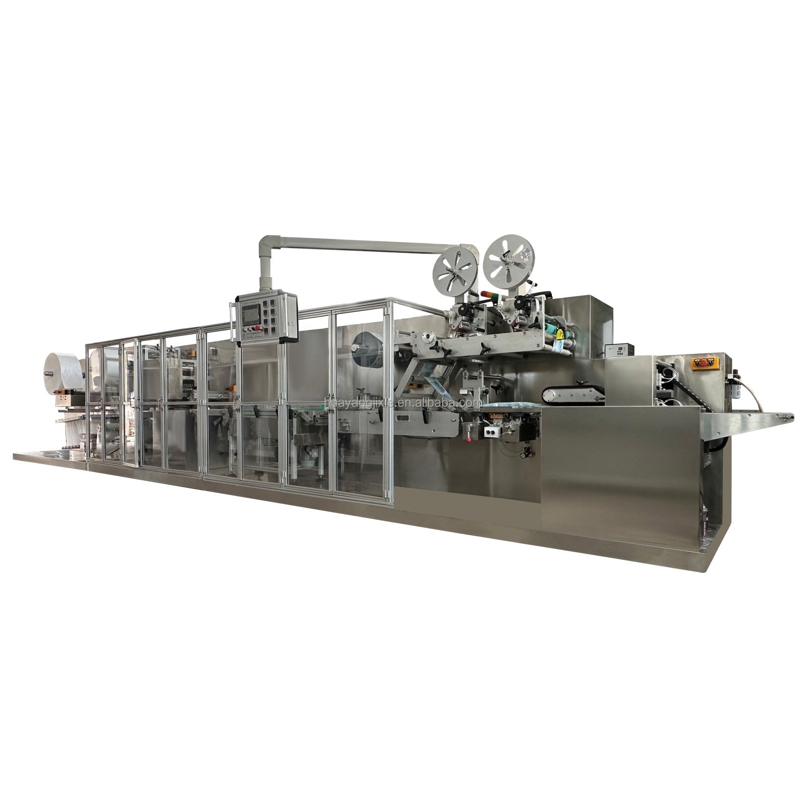 HY-2050B High Speed Wet Wipes Making Machine, Pocket Size Wet Tissue Machine, Wet Wipes Production Line