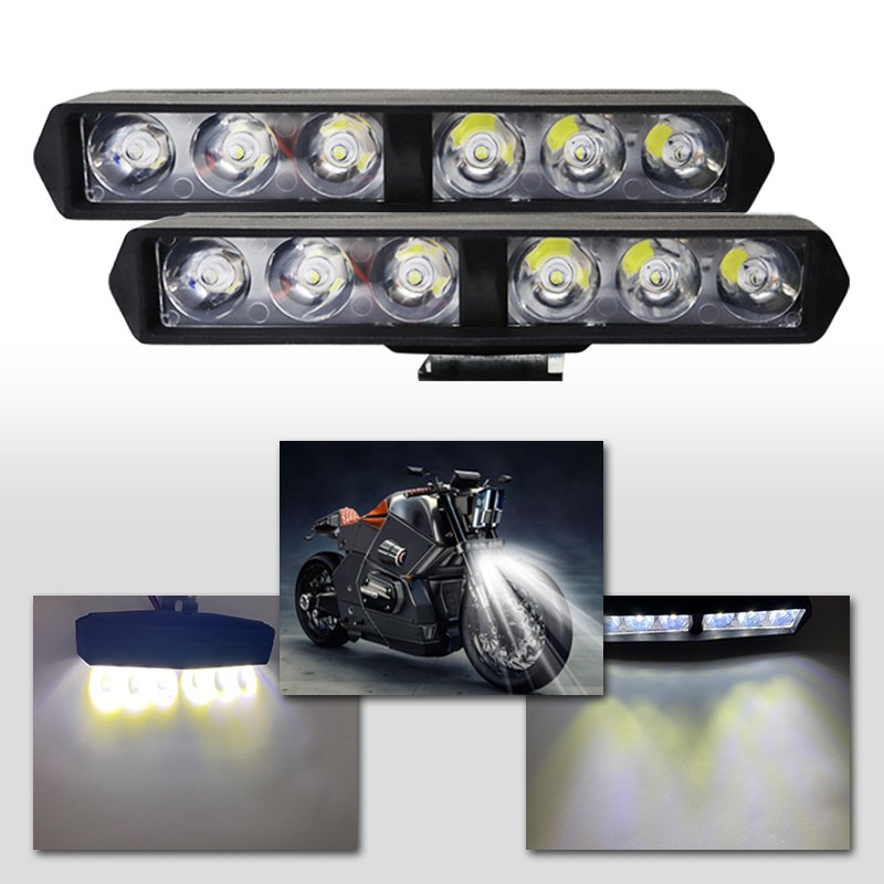 Scooters Auxiliary Spot Lights Motorcycle Lighting Systems Car Auto Motor Work Light Bar Universal Atv Motorcycle Led Headlights
