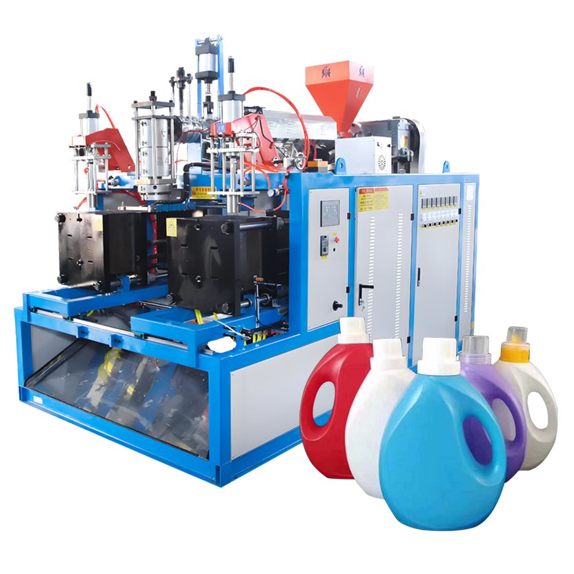 Engine Oil Stripe Lubricant Plastic Bottle Making Extrusion Blowing Blow Moulding Machines Price