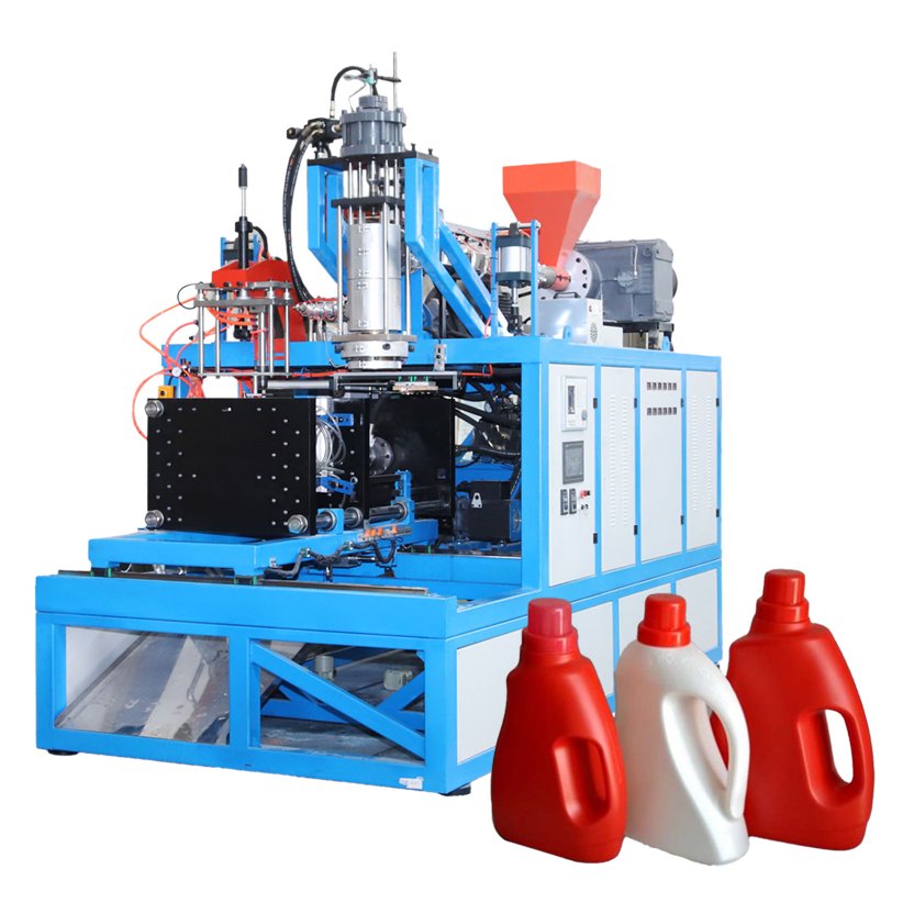 Engine Oil Stripe Lubricant Plastic Bottle Making Extrusion Blowing Blow Moulding Machines Price
