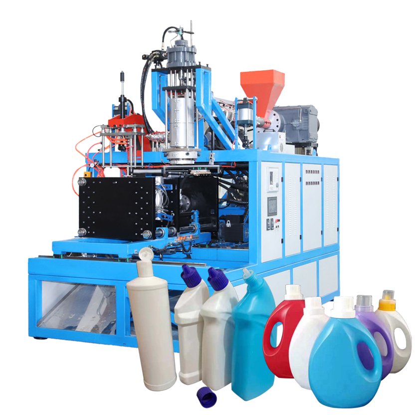 Engine Oil Stripe Lubricant Plastic Bottle Making Extrusion Blowing Blow Moulding Machines Price