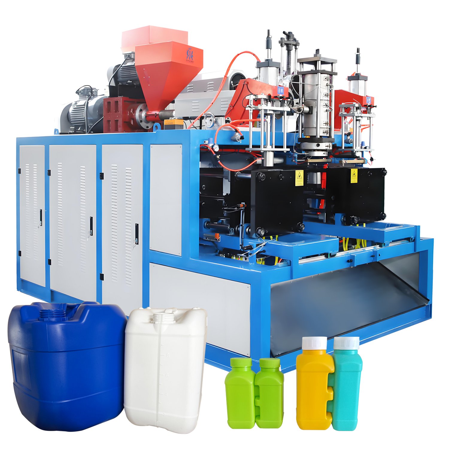 Engine Oil Stripe Lubricant Plastic Bottle Making Extrusion Blowing Blow Moulding Machines Price