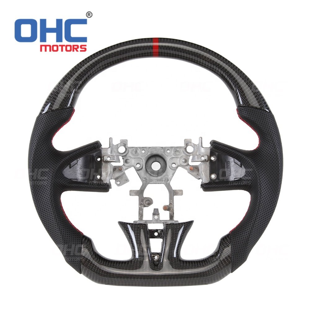 Ohc Motors Handmade Steering Wheels for Infiniti Q50 S Q50s Exhaust Real Carbon Fiber Steering Wheel