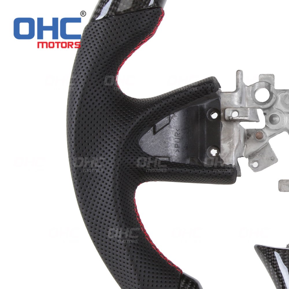 Ohc Motors Handmade Steering Wheels for Infiniti Q50 S Q50s Exhaust Real Carbon Fiber Steering Wheel