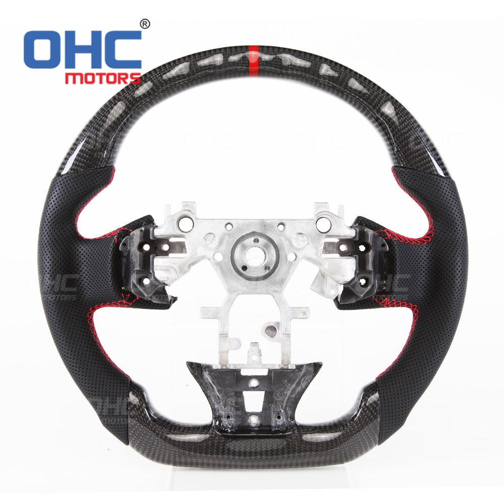 Ohc Motors Handmade Steering Wheels for Infiniti Q50 S Q50s Exhaust Real Carbon Fiber Steering Wheel